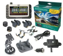 TST TPMS for RVs - Color Display - Signal Booster - 4 Flow Through & 2 Cap Sensors - TST98FR