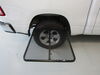 0  camping table tire tire-mount folding in use