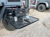 0  camping table tire tire-mount aluminum tailgater - 29 inch long x 23 wide medium black powder coated
