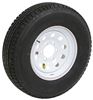 tire with wheel 16 inch provider st235/80r16 radial trailer w/ white mod - 6 on 5-1/2 lr e