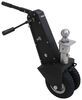 manual dolly trailer valet xl with chain drive - 2-5/16 inch hitch ball 10 000 lbs