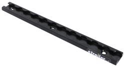 Tow-Rax L-Track - Anodized Black - Aluminum - 12" Long