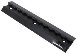 Tow-Rax L-Track - Tapered - Anodized Black - Aluminum - 12" Long - TWSP12TAB