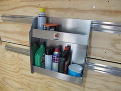 Tow-Rax Aluminum Storage Cabinet w/ 2 Shelves - 17.5" Tall x 15.5" Wide x 5.5" Deep - TWSP180CSA