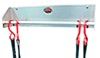 contracting landscaping recreation drilling required tow-rax strap hanger - aluminum 17 inch long x 4-1/2 tall 3 deep