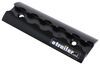 Tow-Rax L-Track - Domed - Anodized Black - Aluminum - 6" Long