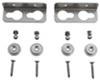 mounting kit bracket and button for tow-rax shelves cabinets racks - aluminum 2.5 mm