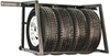 contracting landscaping recreation pre-drilled holes tow-rax tire storage rack - adjustable width steel