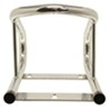 wheel chock single tow-rax removable w/ hardware - 6-1/2 inch wide tires tubular steel chrome