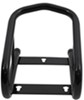 wheel chock steel tow-rax removable w/ wood screws - 6-1/2 inch wide tires tubular black