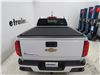 2018 chevrolet colorado  roll-up tonneau truxedo sentry ct hard cover - roll up aluminum polyester and vinyl matte black