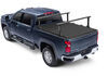truck bed w/ tonneau cover adapter adjustable height truxedo elevate rack system - 18 inch or 28 56 rails aluminum