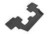 u-ace floor mats custom fit rear third row 3d maxpider kagu liners - black