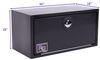 rc manufacturing underbody tool box trailer truck medium capacity z-series or - steel 6.75 cu ft textured black