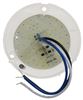 utility lights exterior optronics led trailer or hitch light - submersible 9 diodes white/blue leds clear lens