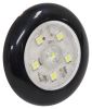 utility light optronics led touch - submersible 168 lumens round black trim clear lens
