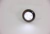 utility light 3 inch diameter optronics led w/ switch - submersible 168 lumens round nickel trim clear lens