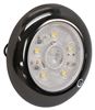 dome light 3 inch diameter optronics 12v led rv - single black trim