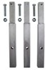 leg extensions for ultra-fab 5th wheel king pin tripod stabilizer - steel 8 inch qty 3