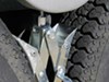 0  wheel chock stabilizer steel super grip stabilizers for tandem-axle trailers and rvs - qty 2