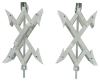 wheel chock stabilizer pair of chocks super grip stabilizers for tandem-axle trailers and rvs - qty 2