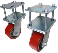 Ultra-Fab Rotating, Hitch Mounted Skid Wheels for RVs up to 30' Long - 4" Diameter - Qty 2