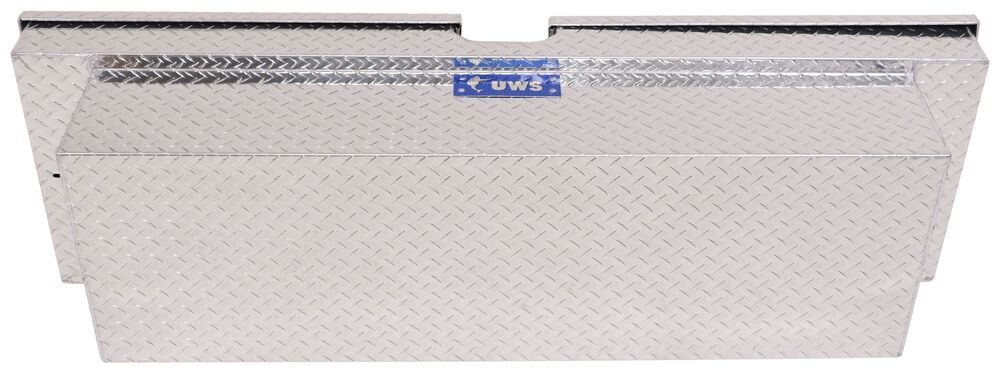 UWS Truck Bed Toolbox - Crossover Style - Gull Wing Series - 8 cu ft -  Bright Aluminum UWS Truck Tool Box UWS00016