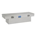 UWS Truck Bed Toolbox - Crossover Style - Single Lid Series - 6.9 cu ft - Bright Aluminum