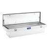 crossover tool box lid style - standard profile uws truck bed toolbox single series 7.5 cu ft bright aluminum