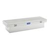 crossover tool box medium capacity uws truck bed toolbox - style single lid series 8 cu ft bright aluminum