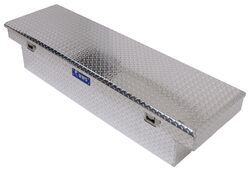 UWS Truck Bed Toolbox - Crossover Style - Single Lid Series - 8.6 cu ft - Bright Aluminum - UWS00109