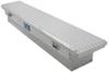 crossover tool box small capacity uws truck bed toolbox - narrow low profile slim line 3.5 cu ft bright aluminum