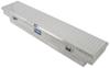 crossover tool box small capacity uws truck bed toolbox - narrow slim line series 3.4 cu ft bright aluminum