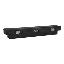 UWS Truck Bed Toolbox - Narrow Crossover - Slim Line Series - 3.8 cu ft - Gloss Black