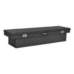 UWS Truck Bed Toolbox - Crossover Style - Single Lid Series - 9 cu ft - Gloss Black