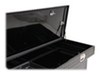 crossover tool box 72 inch long uws truck bed toolbox - style single lid series 9 cu ft gloss black