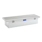 UWS Truck Bed Toolbox - Crossover Style - Low Profile Series - 8.4 cu ft - Bright Aluminum