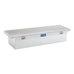 UWS Truck Bed Toolbox - Crossover Style - Low Profile Series - 7.3 cu ft - Bright Aluminum