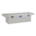 UWS Truck Bed Toolbox - Crossover Style - Low Profile Series - 6.3 cu ft - Bright Aluminum