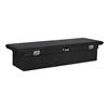crossover tool box 72 inch long uws truck bed toolbox - style low profile series 8.6 cu ft gloss black