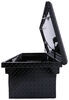 crossover tool box medium capacity uws truck bed toolbox - style low profile series 7.3 cu ft gloss black