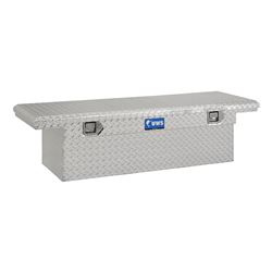 UWS Truck Bed Toolbox - Crossover Style - Low Profile Series - 5.2 cu ft - Bright Aluminum