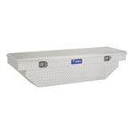 UWS Angled Truck Bed Toolbox - Crossover Style - 7 cu ft - Bright Aluminum