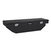 crossover tool box 63 inch long uws truck bed toolbox - style single lid series 7.6 cu ft gloss black