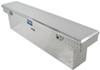 crossover tool box medium capacity uws truck bed toolbox - narrow slim line series 6.3 cu ft bright aluminum