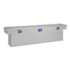 crossover tool box 69 inch long uws truck bed toolbox - narrow slim line series 6.3 cu ft bright aluminum