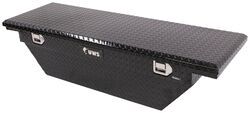 UWS Angled Truck Bed Toolbox - Crossover Style - Low Profile Series - 6.6 cu ft - Gloss Black