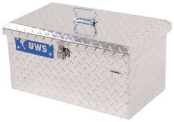 UWS Large Tote Storage Box - 1.3 cu ft - Bright Aluminum - UWS01008