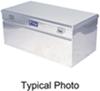 medium capacity 36 inch long uws standard chest toolbox - 7.2 cu ft bright aluminum