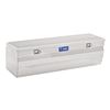 chest tool box 36 inch long uws truck bed - wedge series offset lid 7.1 cu ft bright aluminum